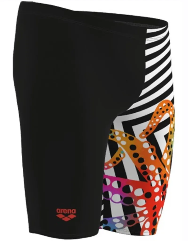Arena Men's Crazy Octopus Jammer Black/Multi-3